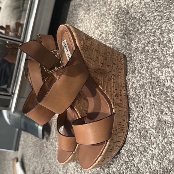 Steve Madden Esme Brown Sandals - Size 8.5 - Picture 6 of 13